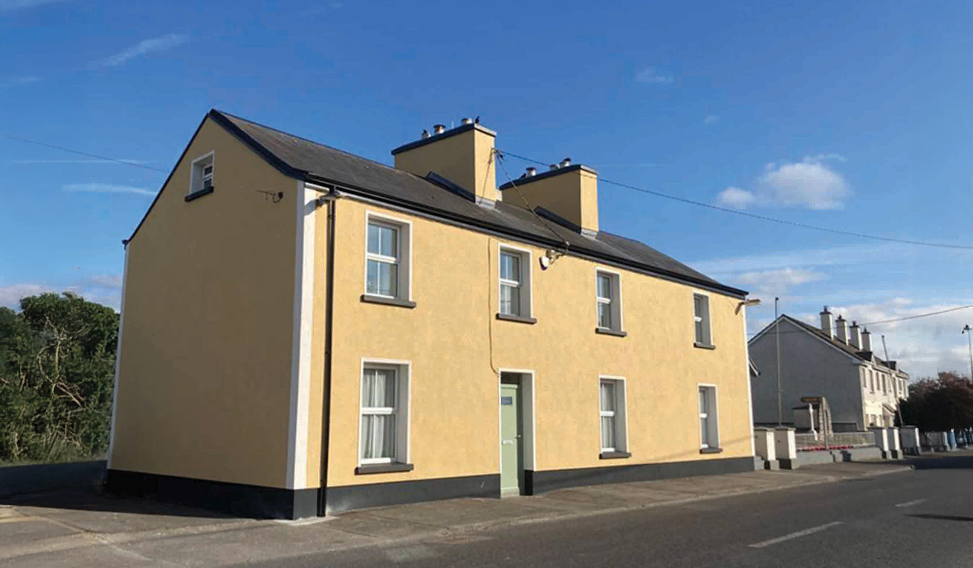Father Flanagan Visitor Centre exterior view of building.